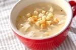 エノキのコーンスープ