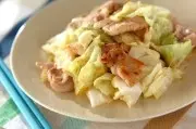 すぐ完成！豚肉とキャベツシンプル炒め