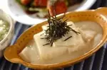 豆乳湯葉がけ豆腐