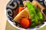 ほっこり タケノコと鶏肉の彩り煮物