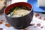 菜の花のお吸い物