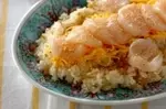 シンプルに。ホタテの中華風ちらし寿司