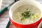 白菜のミルクスープ