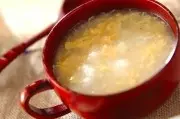 とろとろとろろと卵の中華スープ