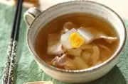 塩もみ大根と豚肉のスープ