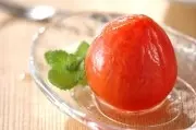 冷やしトマトのデザート
