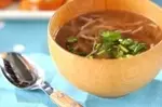 ゴボウのエスニックスープ