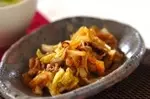 白菜の甘酢炒め