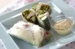 鶏むね肉の生春巻き