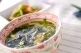 ワカメの卵スープ