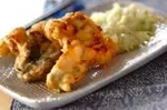マイタケと大葉の天ぷら
