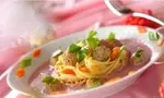 ミートボールパスタ