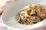 干しシイタケのリゾット