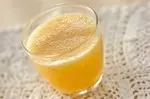柿とオレンジのジュース