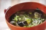 貝われ菜のスープ