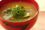 長芋とズッキーニのみそ汁
