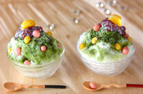 暑い日が続きます。自分へのご褒美へ、お子様たちへのおやつに、彼とまったりタイムにも、こんな豪華なかき氷で、体は冷やしてテンションはUP！ 夏ならではの贅沢ですね。