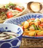 アジのタイ風あんかけの献立