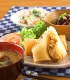 ジューシー春巻きの献立