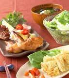 鶏３種のオーブン焼きの献立