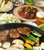 おうちで本格ジンギスカン！つけダレ染みた野菜も美味しい！の献立