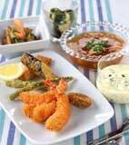 エビフライ・タルタルでの献立