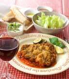 ミラノ風カツレツの献立