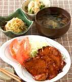 豚肉のショウガ焼きの献立