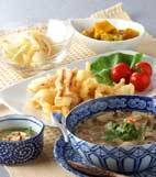 イカ衣揚げ・タイ風タレの献立