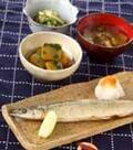 「新サンマの塩焼き」の献立