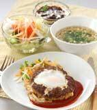 リングハンバーグの献立