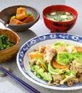 「豚肉とキャベツの炒め物」の献立