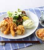 シーフードフライの献立