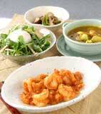 エビのチリソース炒めの献立