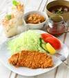 基本のトンカツの献立