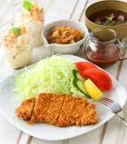 基本のトンカツの献立