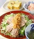 「ゆで鶏・ネギソース」の献立