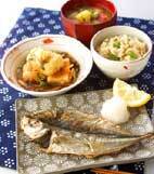 アジの開きの献立