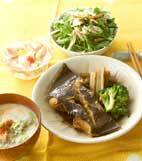 カレイの煮つけの献立