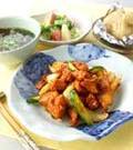 「豚肉のカレー甘酢あん」の献立