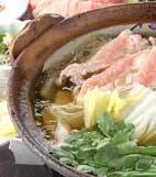 常夜鍋（じょうやなべ）の献立