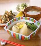 丸大根の炊いたんの献立