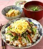 五目ちらしずしの献立