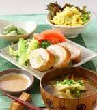 鶏肉の南蛮焼きの献立