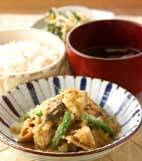 揚げサバのみぞれ煮の献立