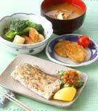 タチウオの塩焼きの献立