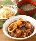 「イカと大根のカレー煮」の献立