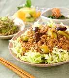 春キャベツのナスソースの献立