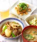 肉じゃがの献立