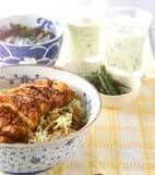 チキンカツ丼の献立